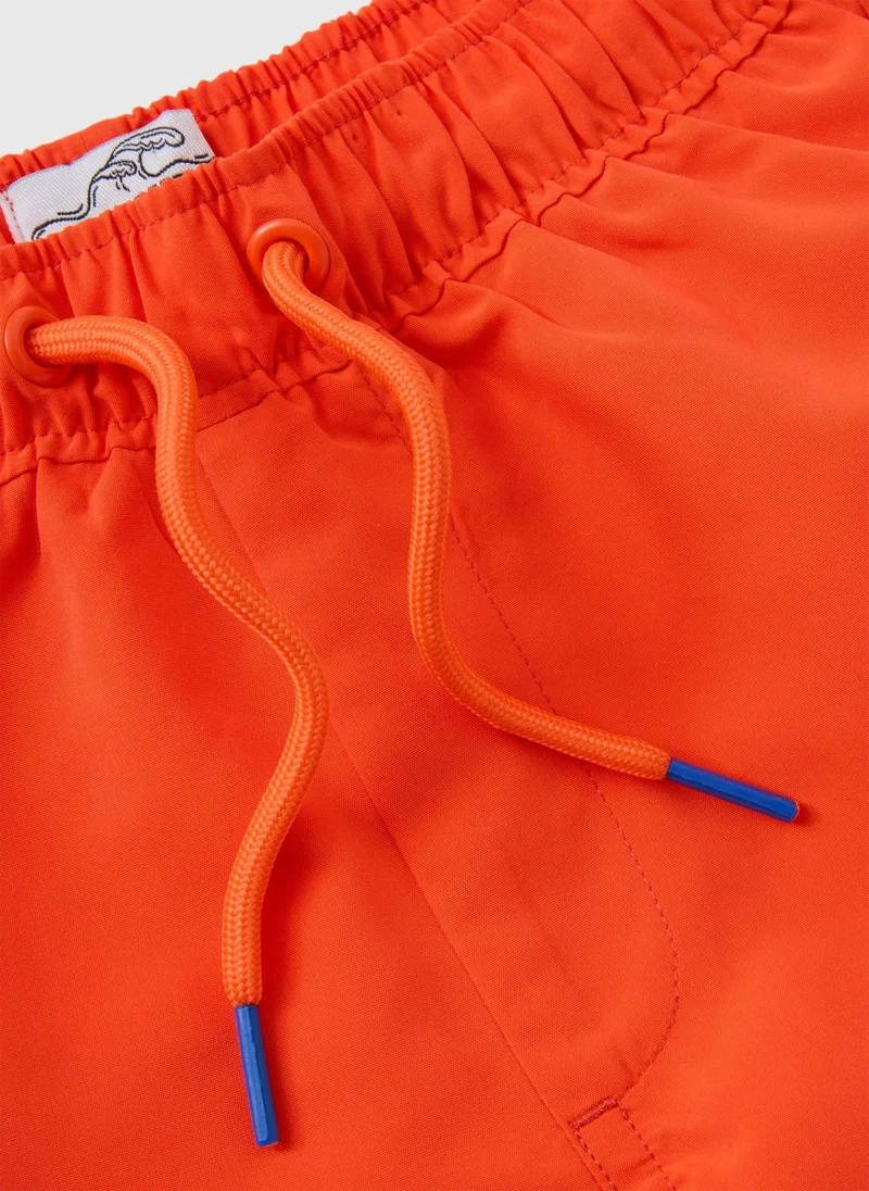 ماتلان Boys Orange Swim Shorts